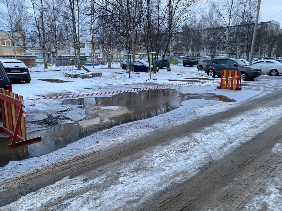 В Северодвинске жители Юбилейной улицы остались без холодной воды